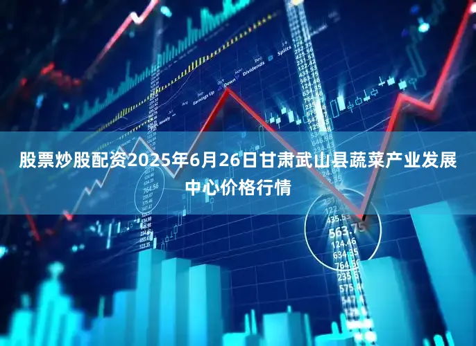 股票炒股配资2025年6月26日甘肃武山县蔬菜产业发展中心价格行情