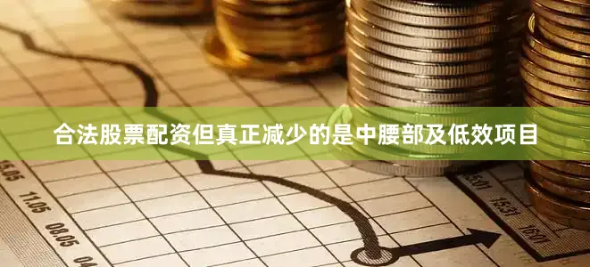 合法股票配资但真正减少的是中腰部及低效项目