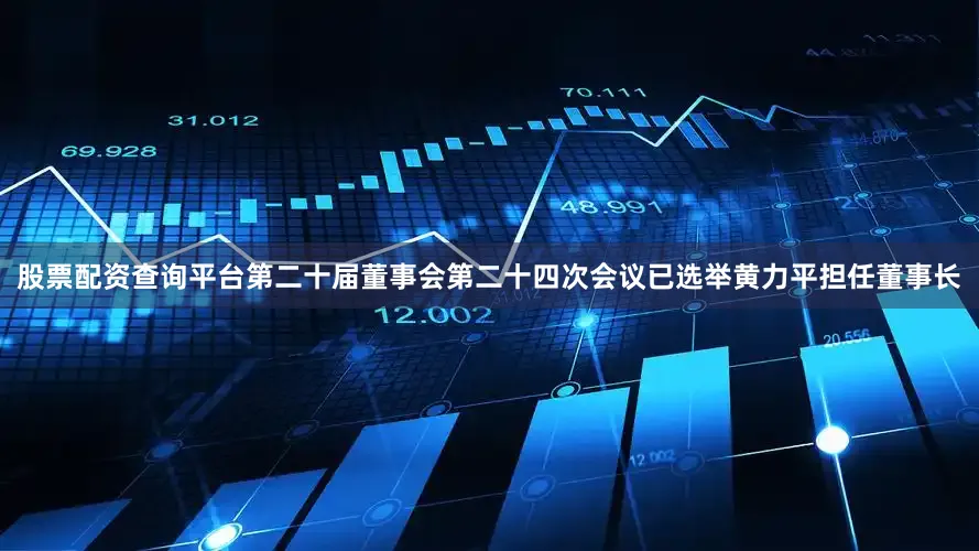 股票配资查询平台第二十届董事会第二十四次会议已选举黄力平担任董事长